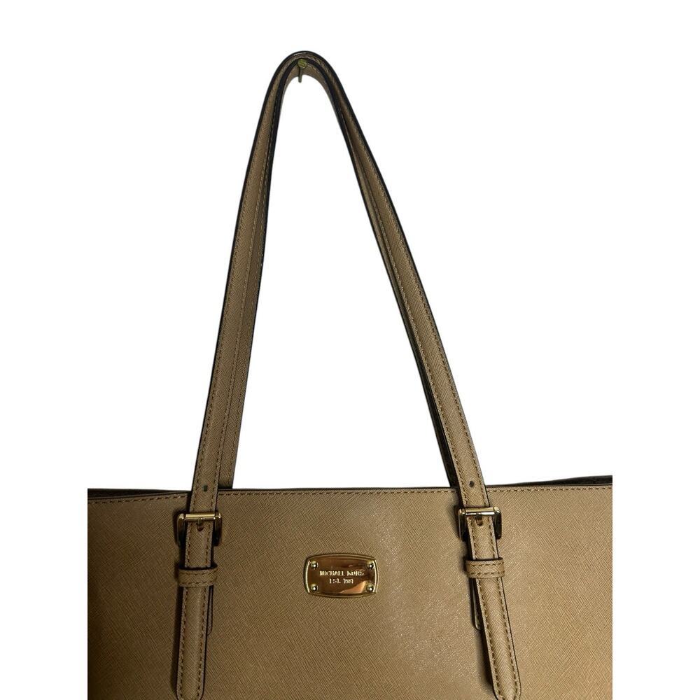 Michael Kors Jet‎ Set Travel NS Safiano Leather Tote Handbag Purse Luggage - Picture 5 of 7